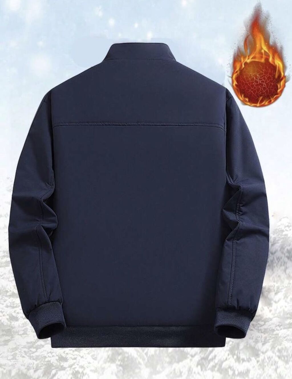 S;m:l;xl Termal isti kişi gödəkçəsi - Rəng: tünd göy - Üst material — Kurtkalar, Bakı (2)