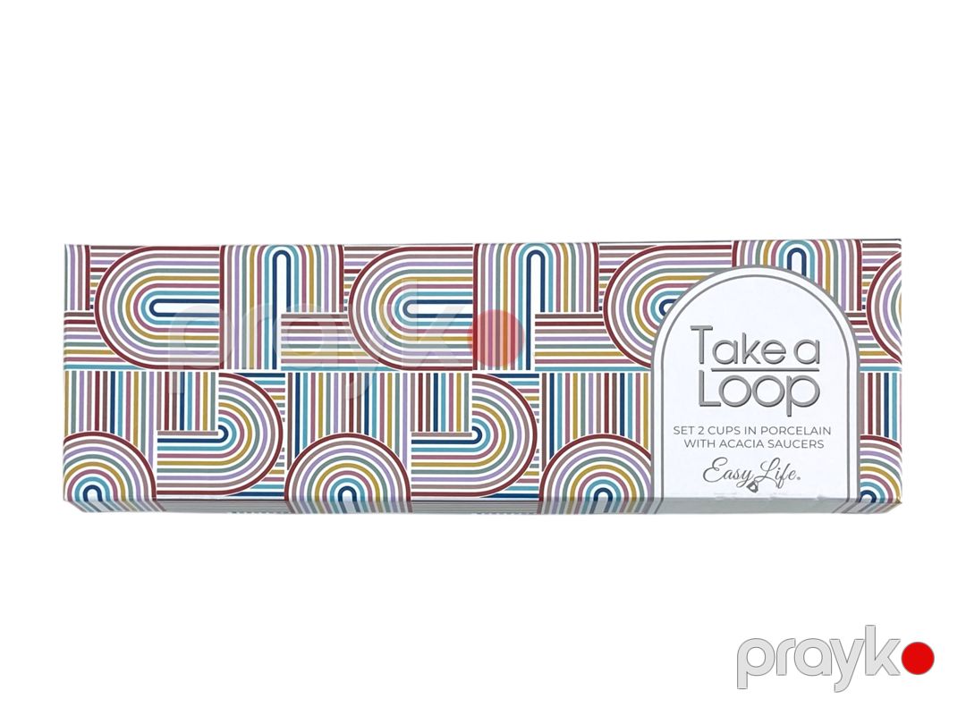 Qəhvə dəsti Easy Life Take a Loop R1781/TL04, farfor/taxta, 4 parça — Mallar, Bakı (2)