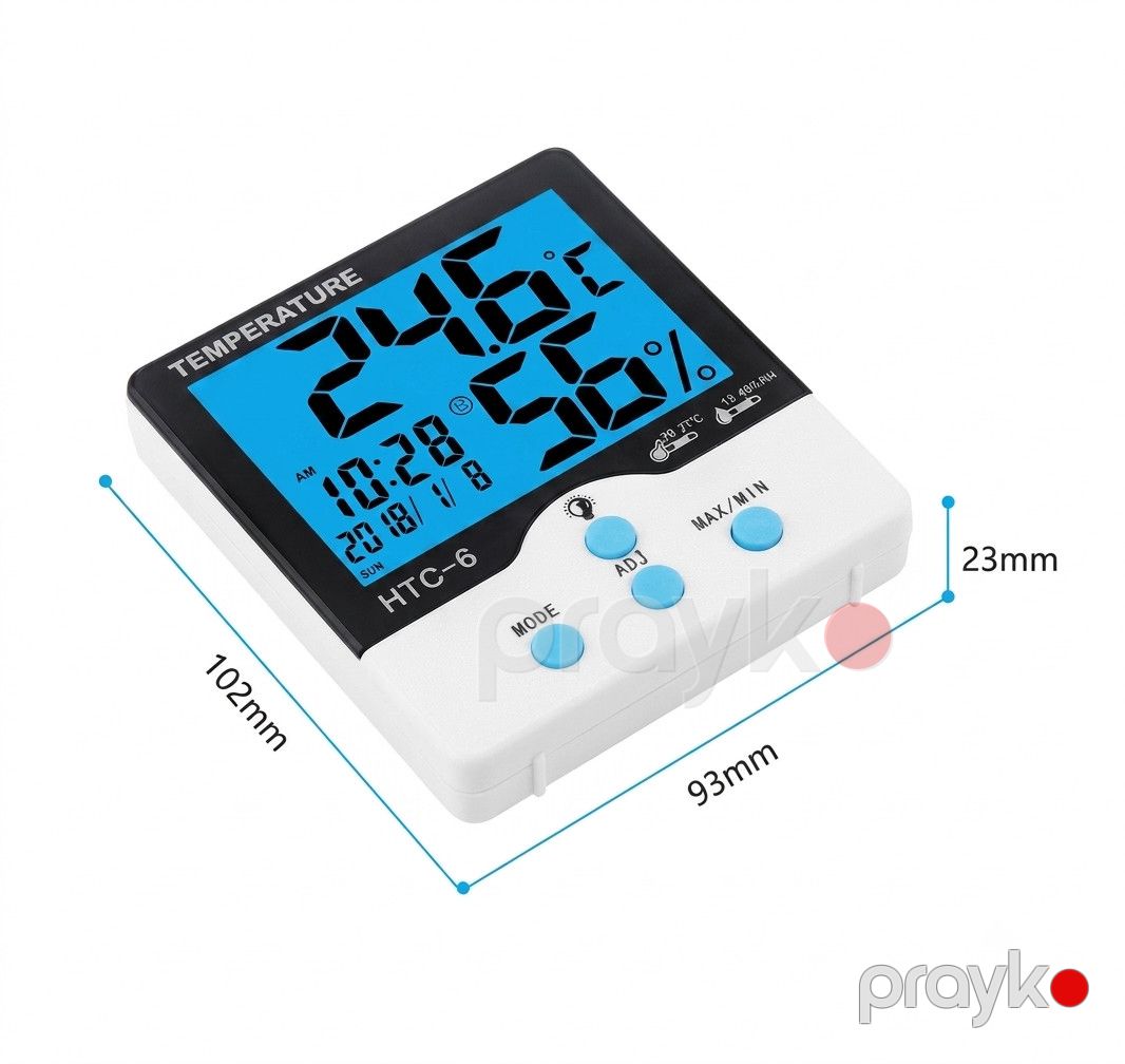 Termohiqrometr HTC-6, elektron — Mallar, Bakı (3)