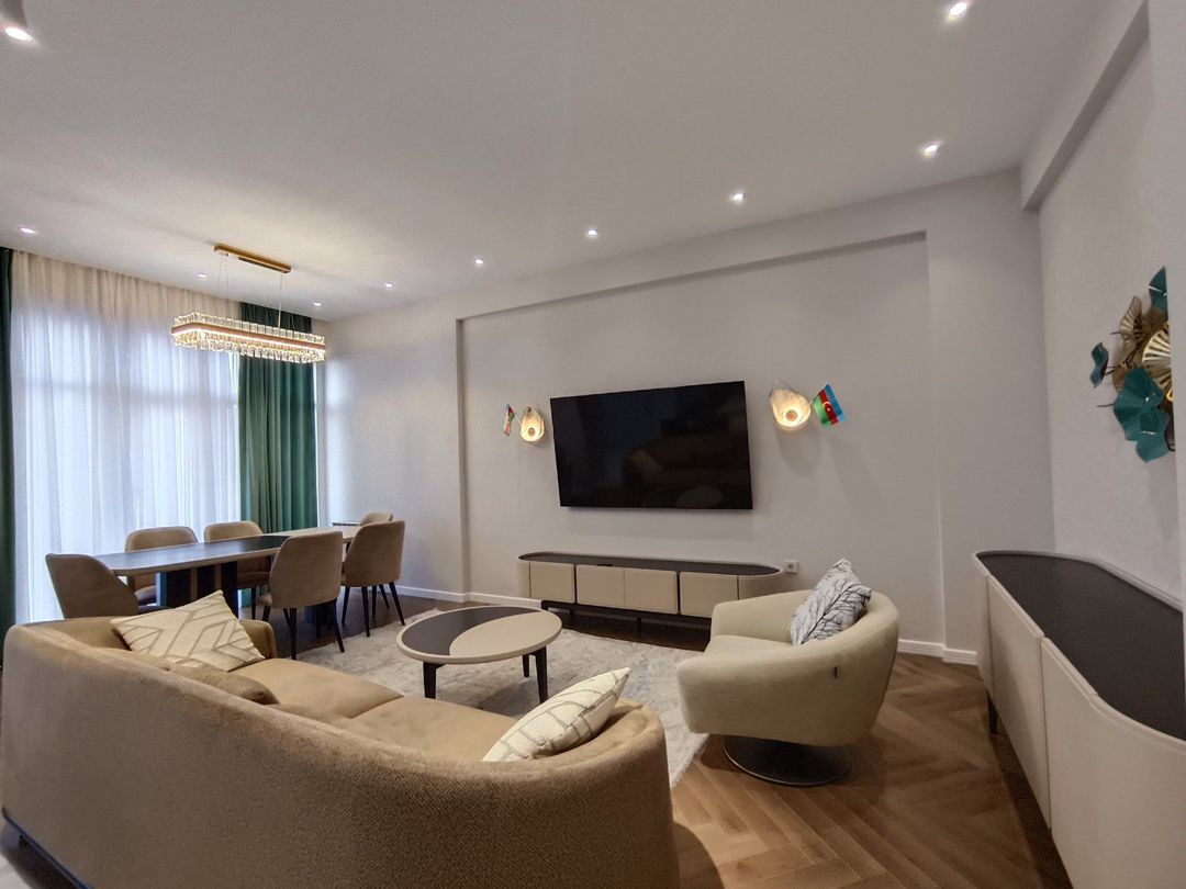 İcarəyə verilir 3 otaqlı yeni tikili 160 m² — Mənzil, Bakı (4)