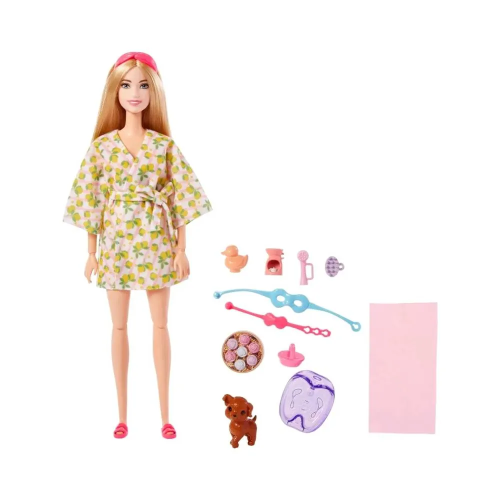 Oyuncaq Mattel Barbie Wellness Doll - Spa Day 194735108176 (HKT90) — Oyuncaqlar, Bakı