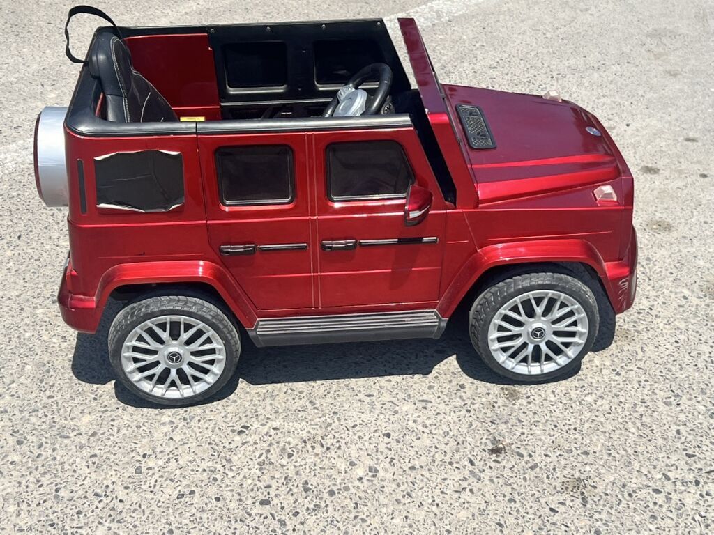 Uşaq üçün elektrikli minik maşını – Mercedes-Benz G-Class üslubunda — Uşaq avtomobilləri, Sumqayıt (3)