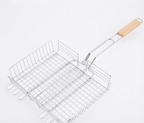 Manqal üçün barmaqlıq paslanmayan polad 42×30 sm — Bakı