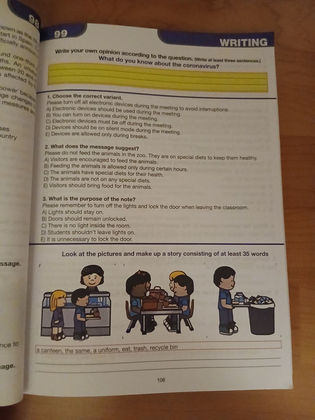 Exam TARGET-1 – English hazırlıq kitabı (9-10-11 siniflər) Məzmun və — Kitablar, Gəncə (2)
