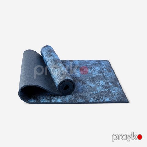 Yoqa üçün xalça Decathlon Kimjaly 8665059, 8 mm, tünd göy — Bakı