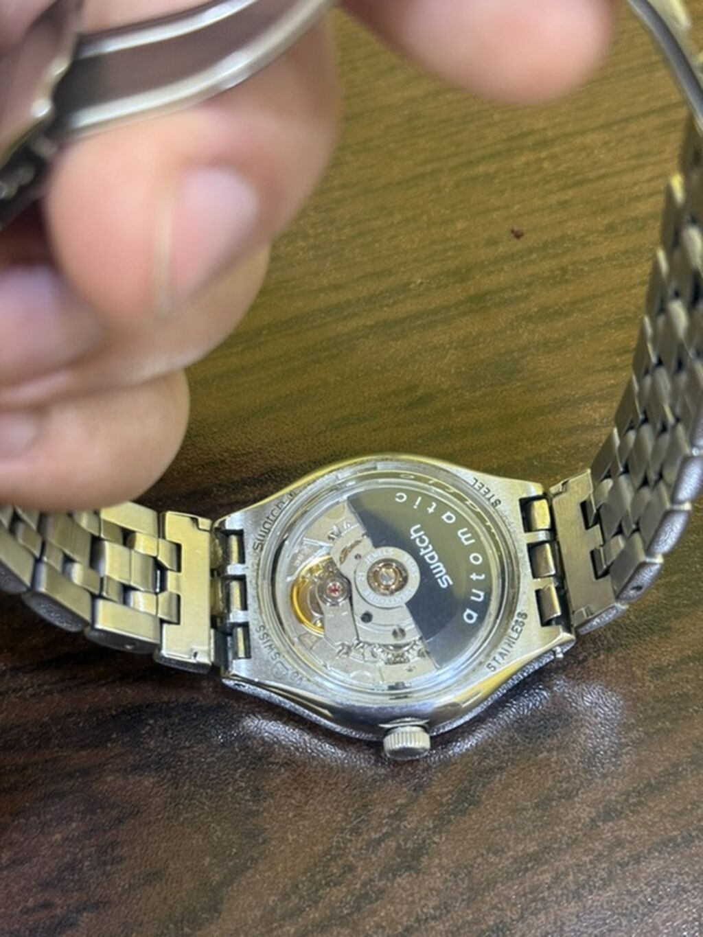 Swatch Irony Automatic kişi qol saatı - Kalibr: Mexaniki avtomatik — Qol saatları, Xırdalan (2)
