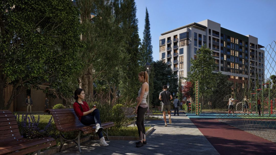 Satılır 1 otaqlı yeni tikili 58 m² — Mənzil, Bakı (6)