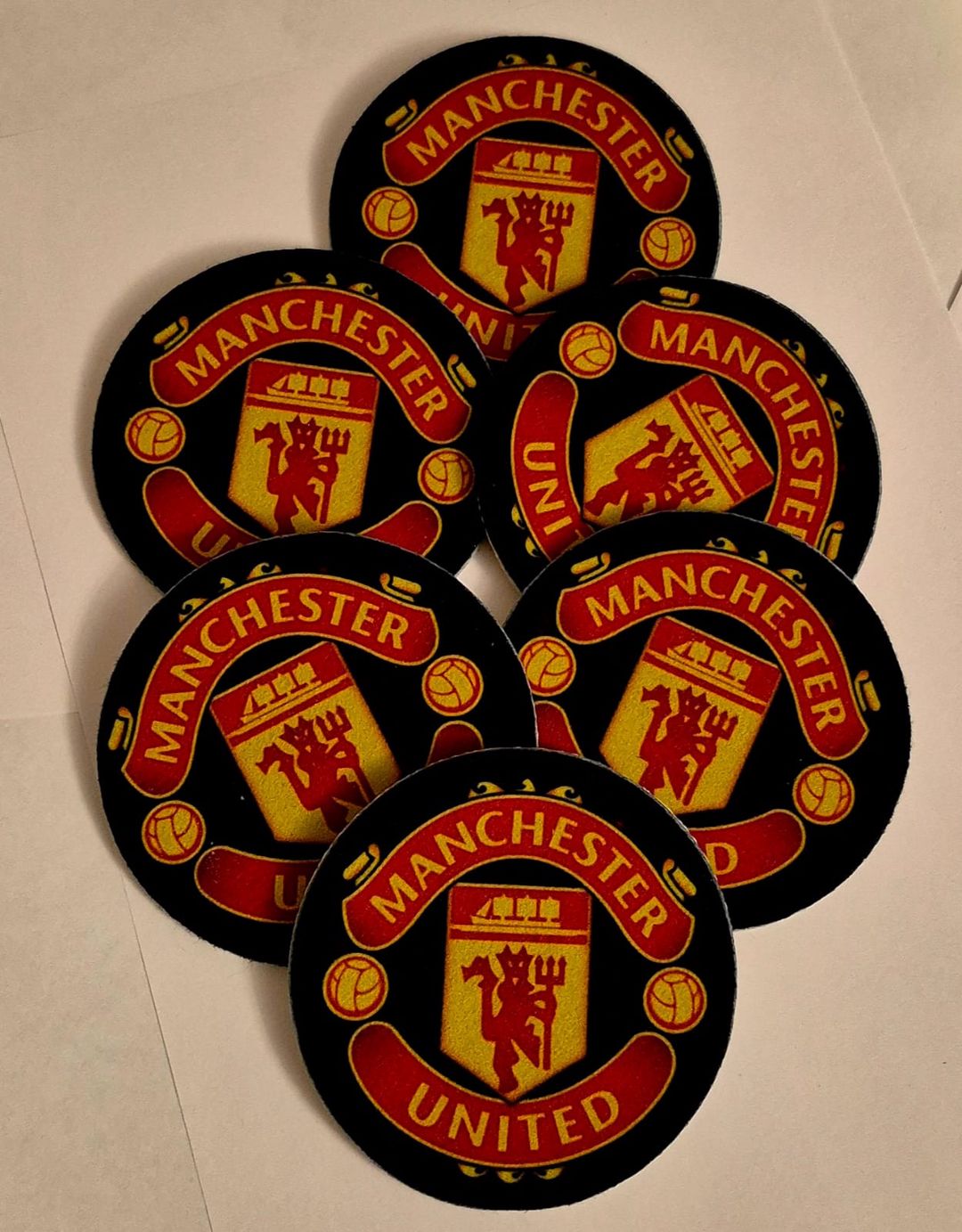 Fincan altlığı A-0002 Manchester United, poliester, 9 sm, 1 əd — Mallar, Bakı (2)