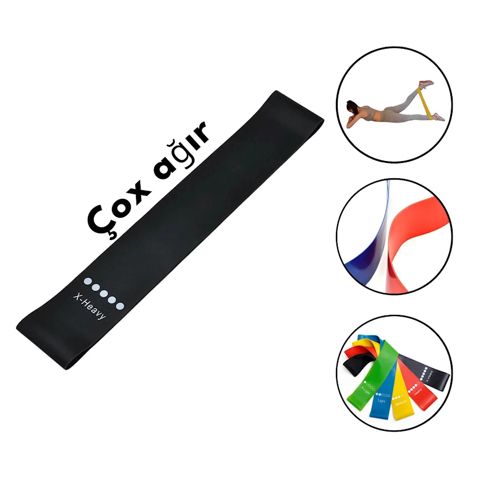 Fitnes-rezin bant X-Heavy 145, poliuretan, 29 sm, məhsul çeşiddədir — Bakı