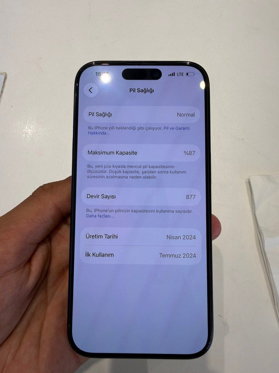 Apple iPhone 15 Pro Blue Titanium 128GB/8GB — Smartfonlar, Bakı (2)