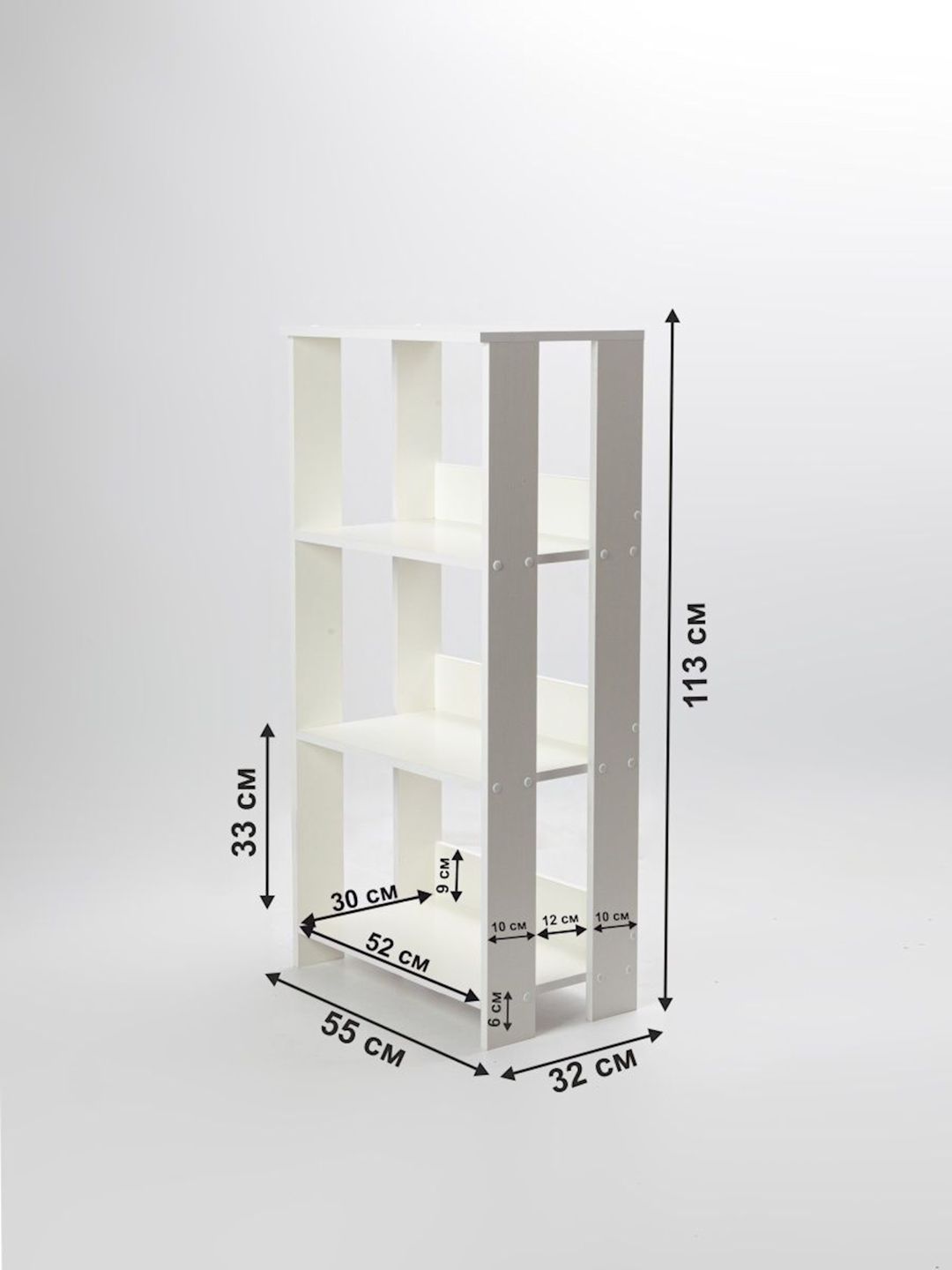 Stellaj Letta Ultra Lite, ağ, Ldsp, 115x45x22 sm — Mallar, Bakı (2)