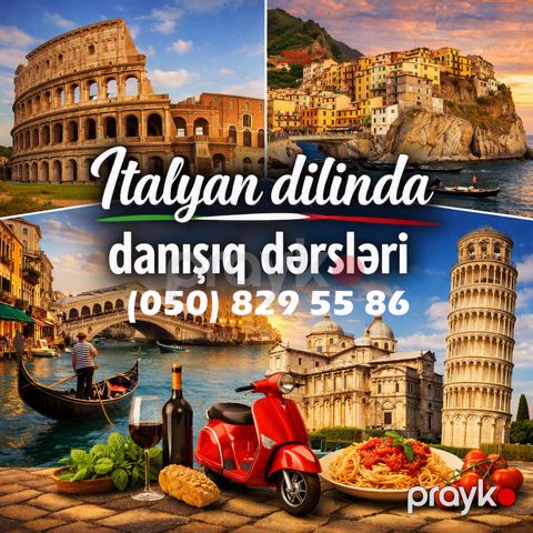 İtalyancanı Danışaraq Praktik öyrədirik — Bakı