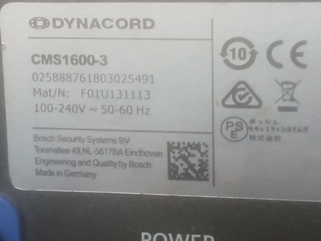 Dynacord CMS 1600 kompakt miksinq sistemi Salam aparatda heçbir — Studiya və konsert üçün, Ağdaş (6)