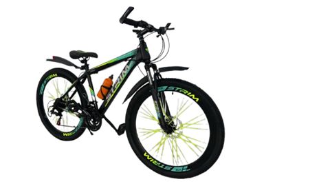 Dağ velosipedi Velostrim XT2600 sarı/yaşıl, ölçü 24 — Bakı