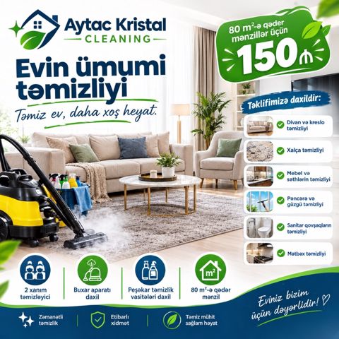 Evin ümumi təmizliyi — Təmizlik