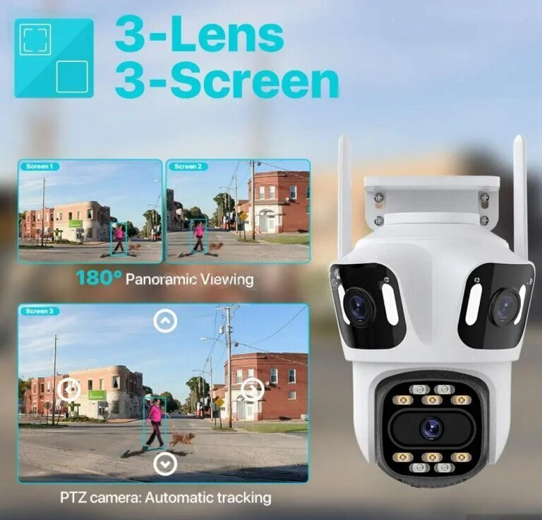 İCSee 12MP 3K IP Müşahidə Kamerası — Surveillance kameralar, Bakı (6)