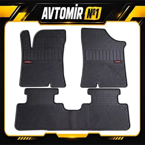 Kia Soul 2008-2014 üçün salon rezin ayaqaltı Kia Soul 2008-2014 üçün — Bakı