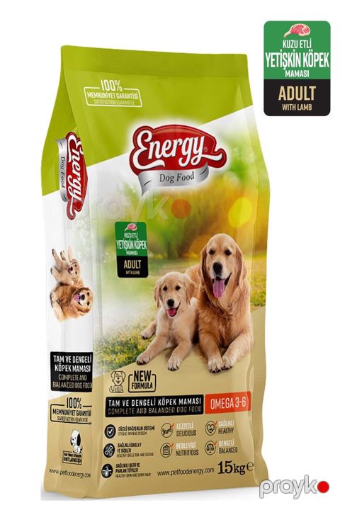 Yetkin itlər üçün yem Energy quzu əti ilə 15 kq — Bakı