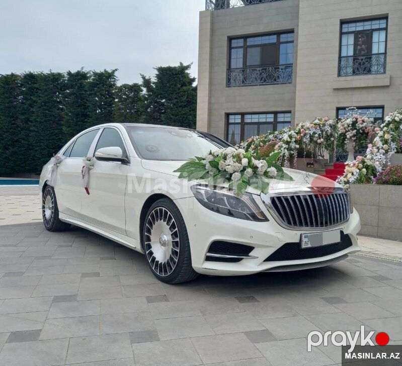 Mercedes Maybach s600 — Minik avtomobili icarəsi, Bakı (2)
