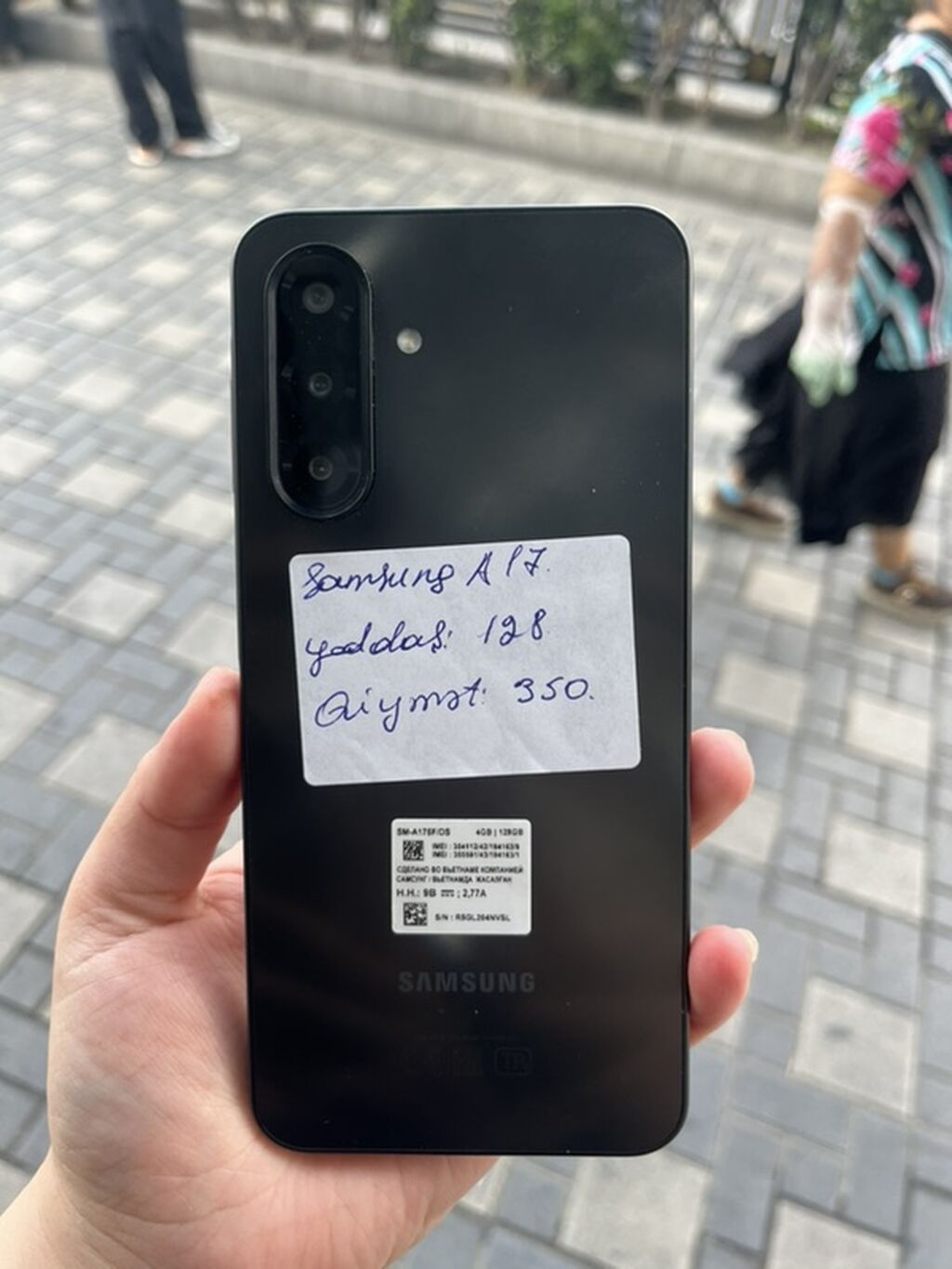 Samsung Galaxy A17, 128 GB, rəng - Qara, İki sim kartlı — Samsung, Bakı