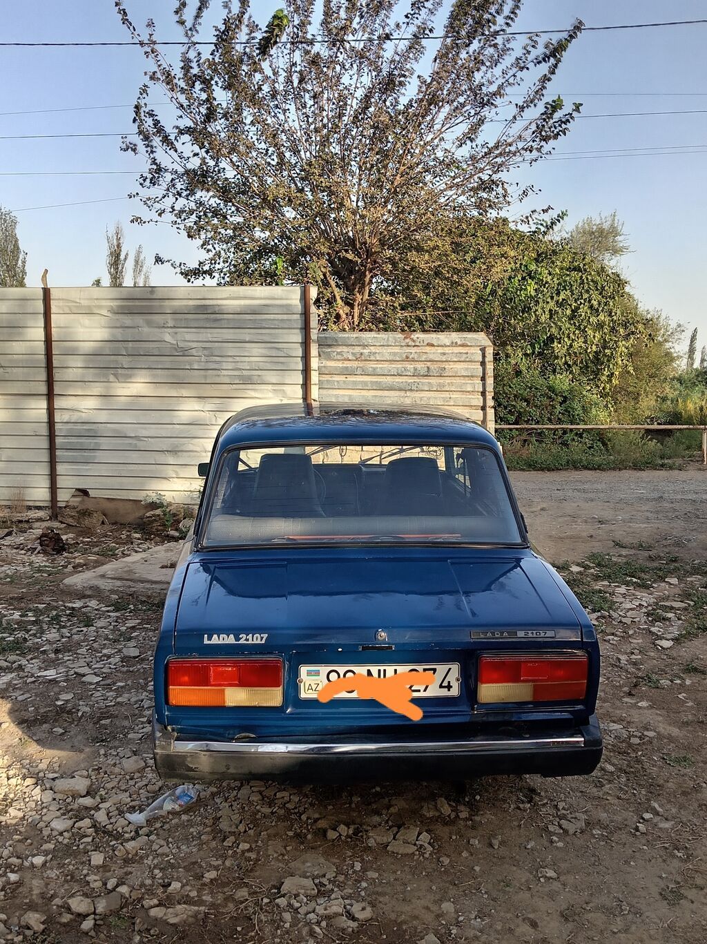 Lada 2107 sedan - Korpus: 4 qapılı, klassik “kvadrat” dizayn, tünd — Avtomobillər, Biləsuvar (4)