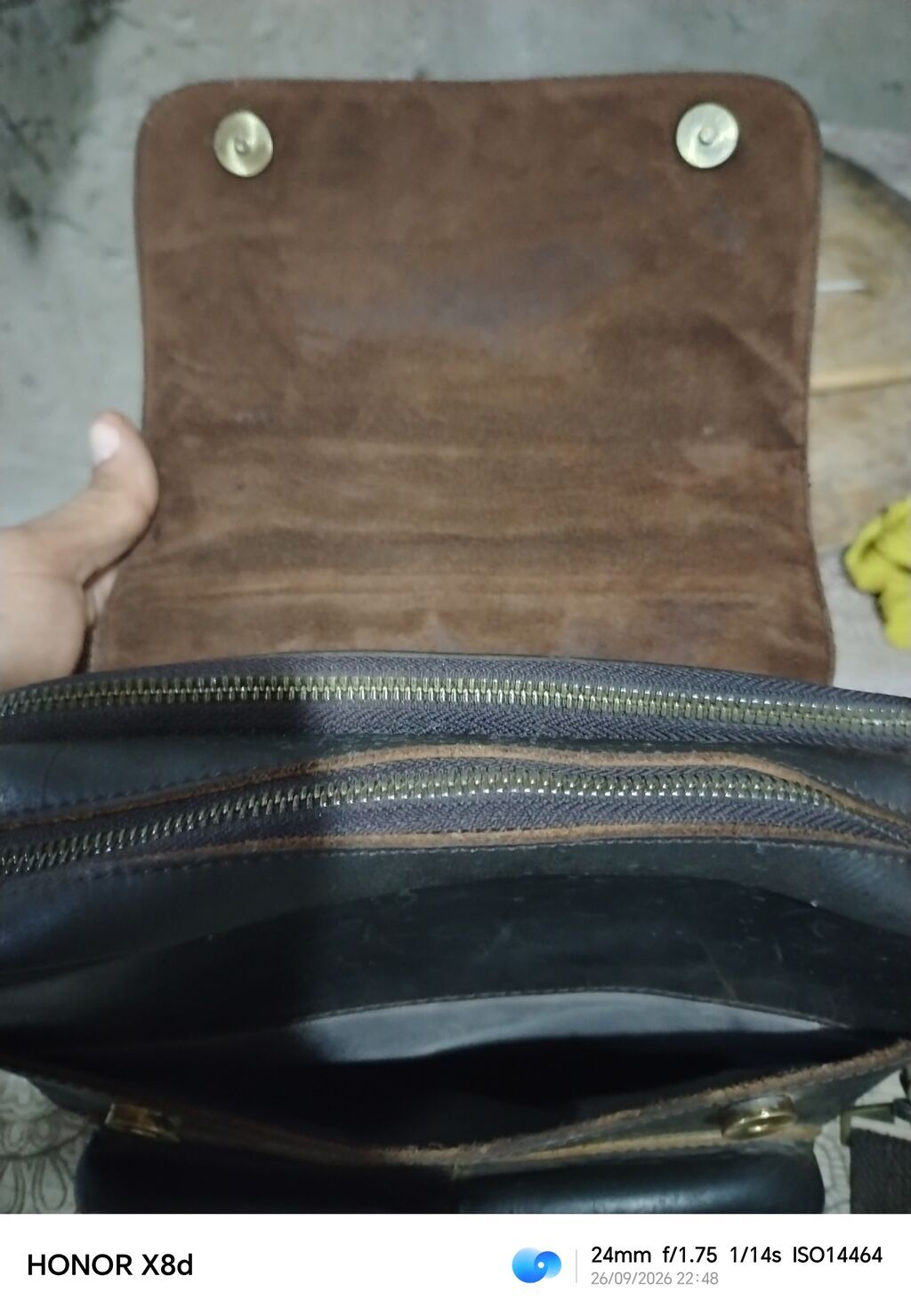 Hunerpaul brendi kişi/unikal stil üçün çiyin çantası. - Material — Çantalar, çamadanlar, cüzdanlar, Bakı (5)