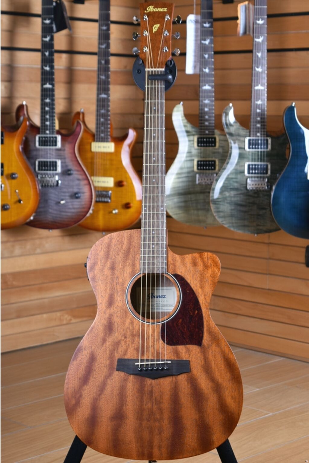 Akustik gitara, Ibanez, 6 sim, İşlənmiş — Gitarlar və digər simli alətlər, Bakı (4)