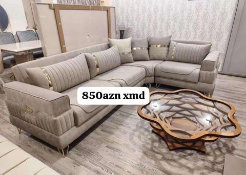 Künc divan dəsti – 850 AZN (xmd yazılı) - L‑şəkilli, ikirəngli — Sumqayıt