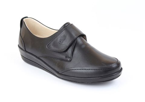 Qadınlar üçün ortopedik qapalı ayaqqabı Dia Comfort 003, qara, təbii dəri, ölçü 37 — Bakı