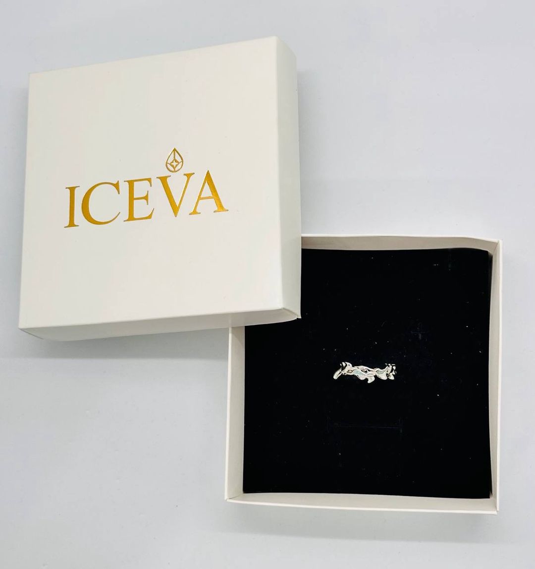 Üzük qadınlar üçün Iceva CH-056, gümüş 925 əyar, 2.85 q — Mallar, Bakı (2)