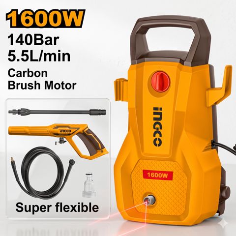 Yüksək təzyiqli yuyucu Ingco HPWR16008, 1600 Vt — Bakı