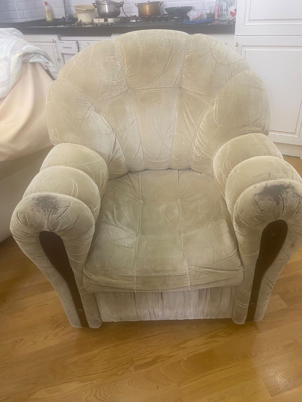 İşlənmiş, Klassik divan, Divan, Bazalı, Açılan — Yumşaq mobilya dəstləri, Bakı (5)
