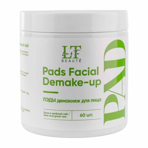 Makiyaj təmizləmə üçün pedlər La&Te Beaute Aloe and Green Tea 60 əd — Bakı
