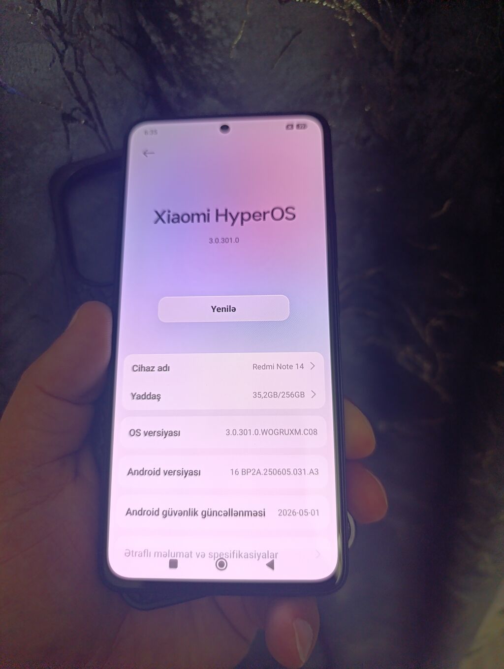 Redmi Note 14, 256 GB, rəng - Qara — Xiaomi, Digah (4)