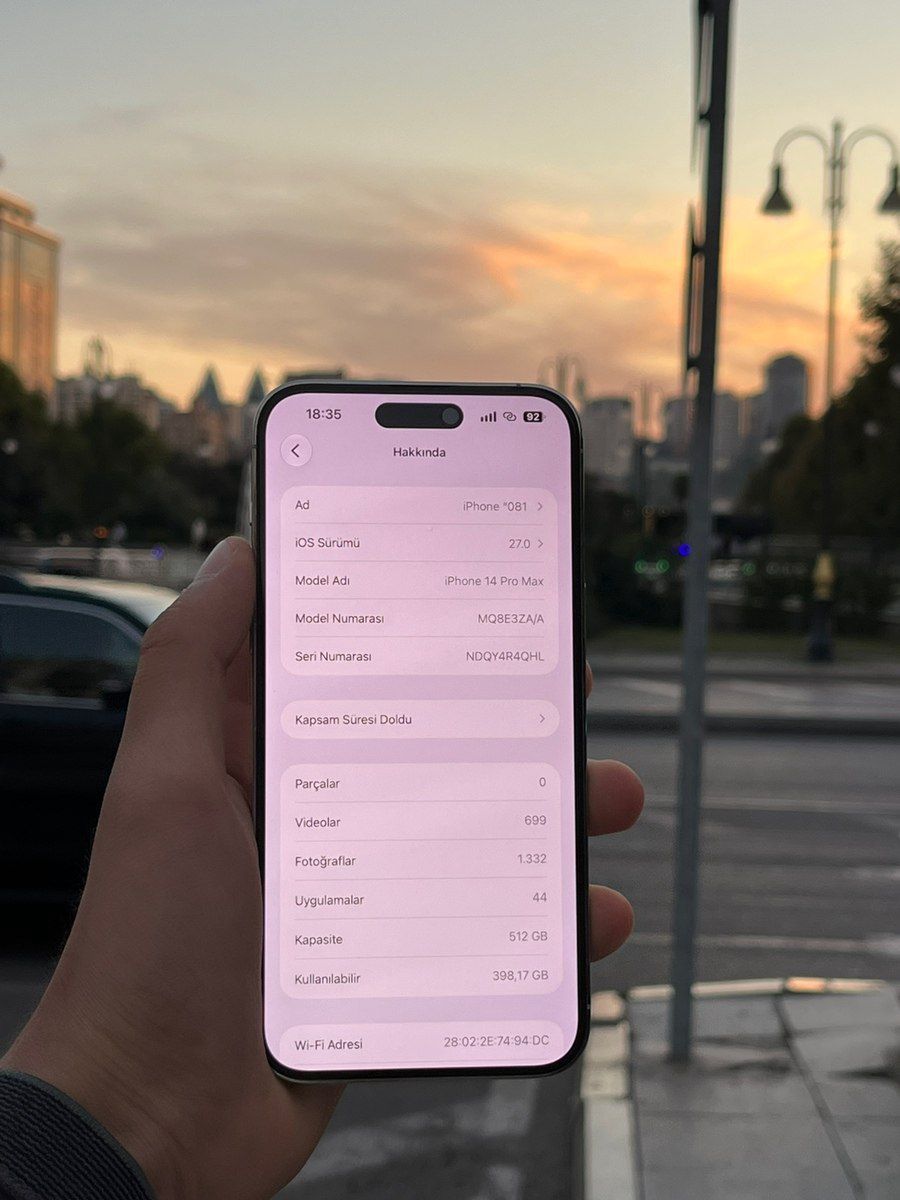 Apple iPhone 14 Pro Max Silver 512GB/6GB — Smartfonlar, Bakı (4)
