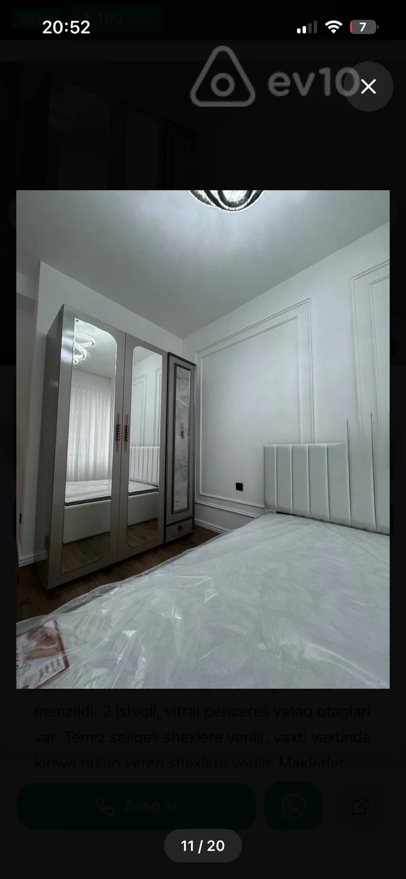 3 otaqlı mənzil, 80 m², 20 yanvar — kirayə — Mənzil, Bakı (7)