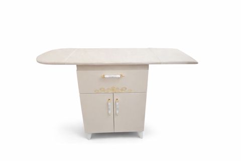 Dolablı ütü masası 0378, metal/taxta, bej — Bakı