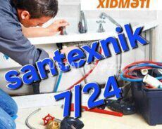 Santexnik ustası 7/24 — Bakı
