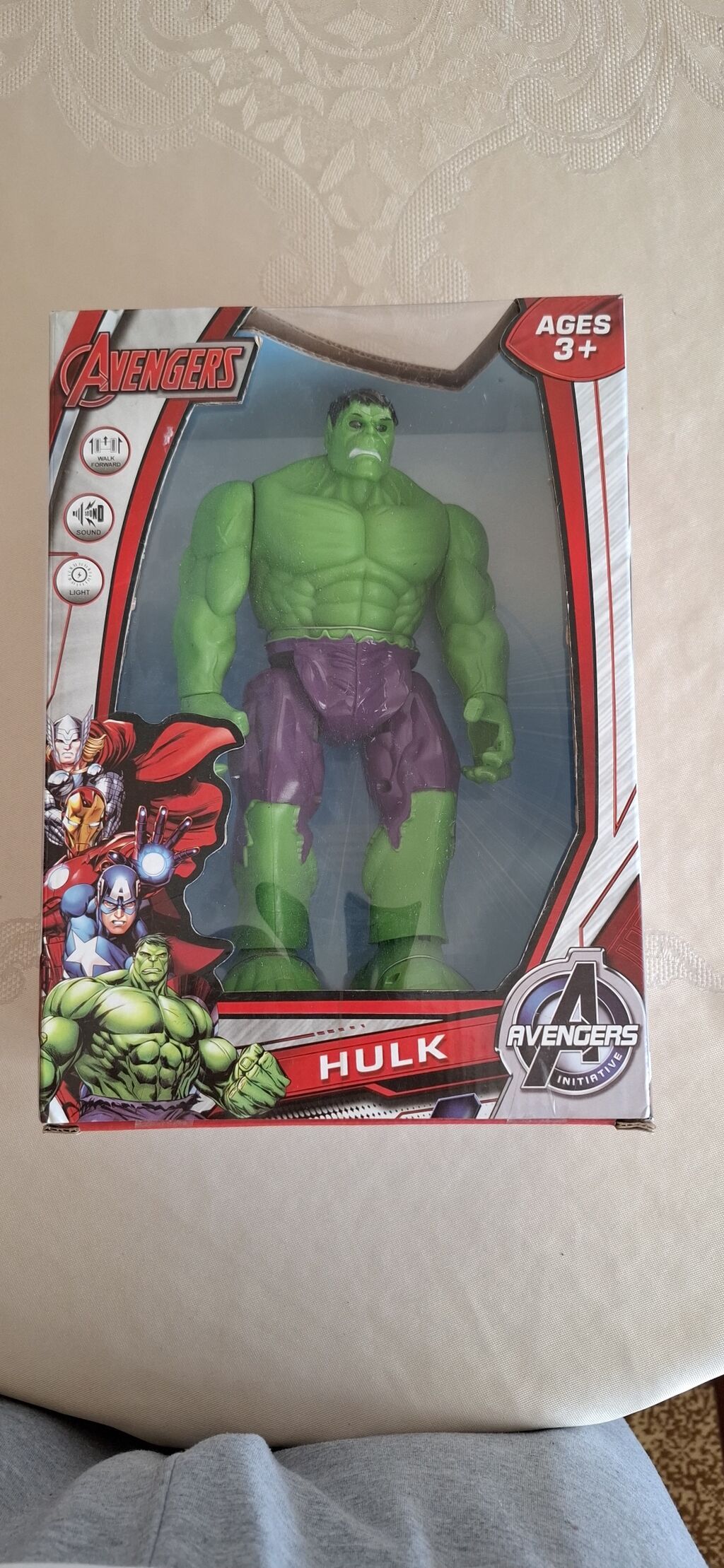 Avengers – Hulk interaktiv fiqur - Rəsmi Avengers dizaynı, qutulu — Oyuncaq figuraları, Digah