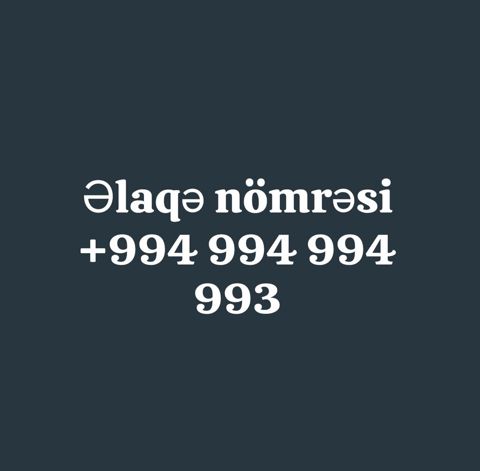 Xüsusi dizayna malik yadda qalan nömrə satılır: 994 994 993 (ölkə kodu — Lənkəran