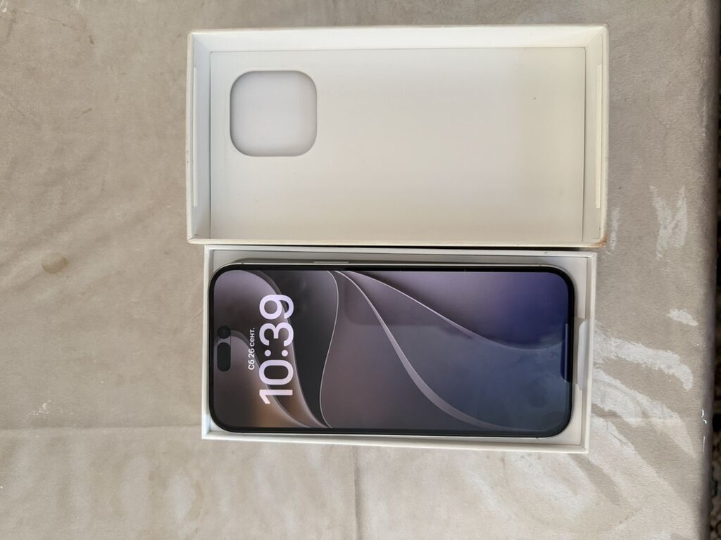 IPhone 16 Pro Max, 256 GB, Ağ, Simsiz şarj, Face ID, Sənədlərlə — Apple iPhone, Cəlilabad (2)