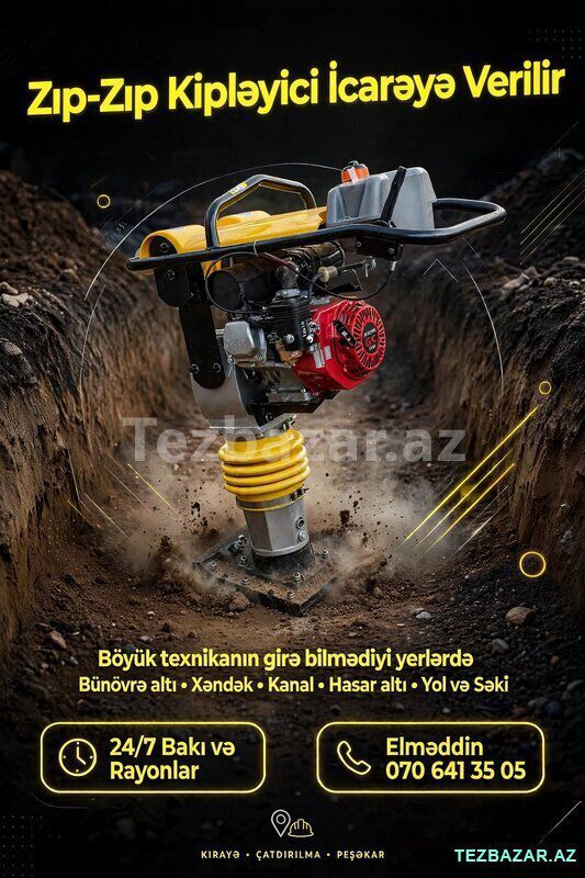 Torpaq kipləyici zıp zıp — Avto, Bakı (3)