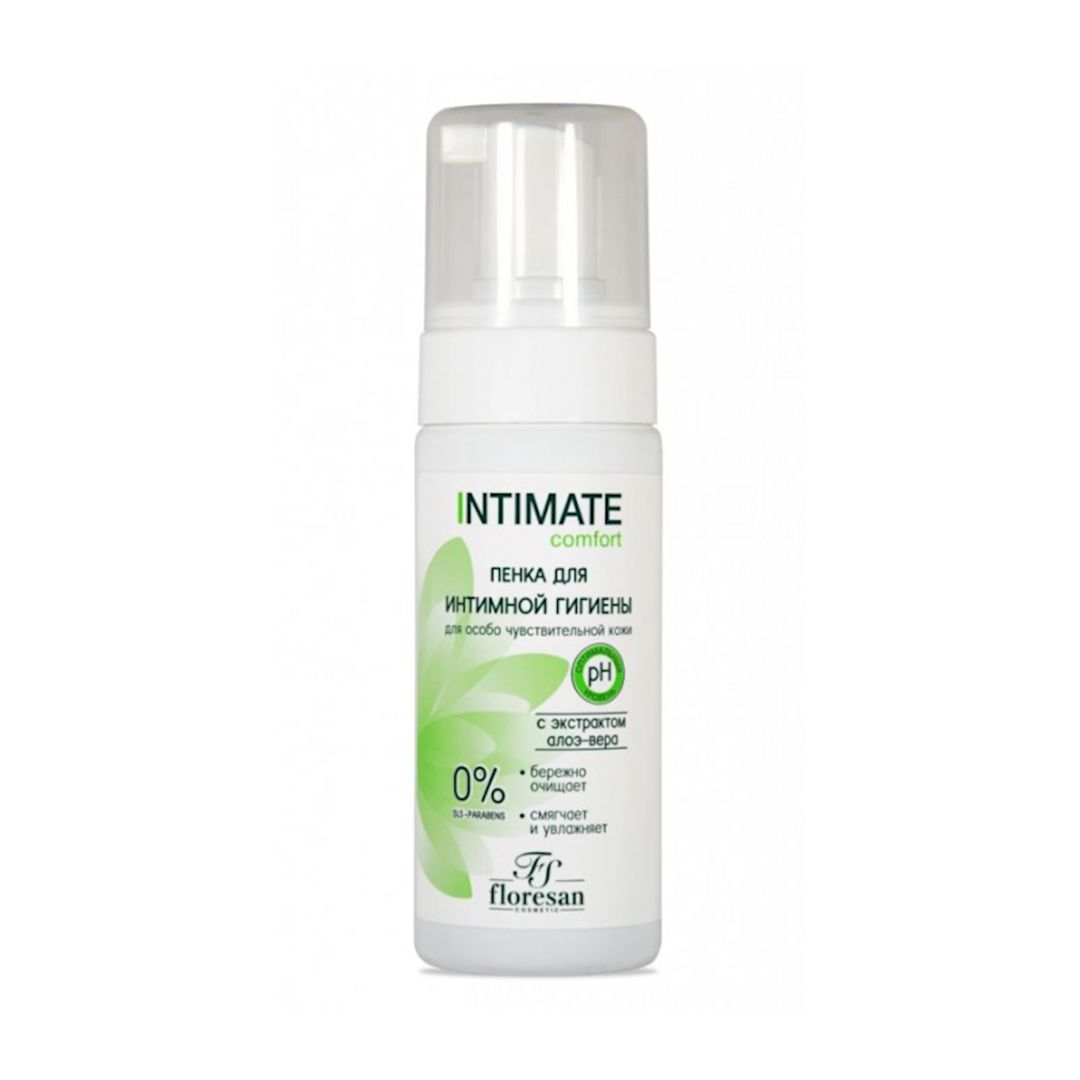 İntim zonası üçün köpük Floresan Cosmetic dəmrovotu və aloe vera cövhəri ilə, 150 ml — Mallar, Bakı