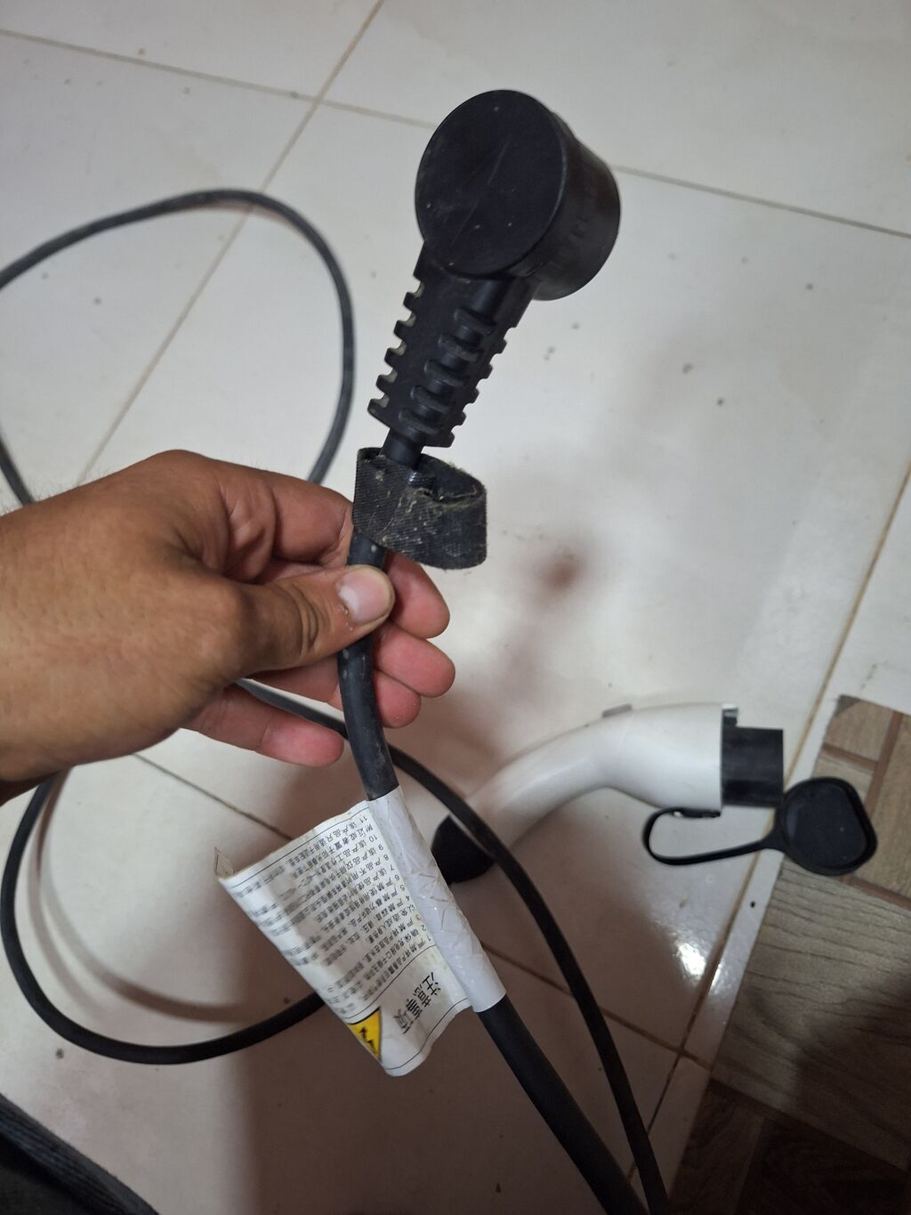 BYD elektrik avtomobili üçün daşınan şarj kabeli (Evse) - Brend: BYD — Avtomobil aləti, Masazır (2)