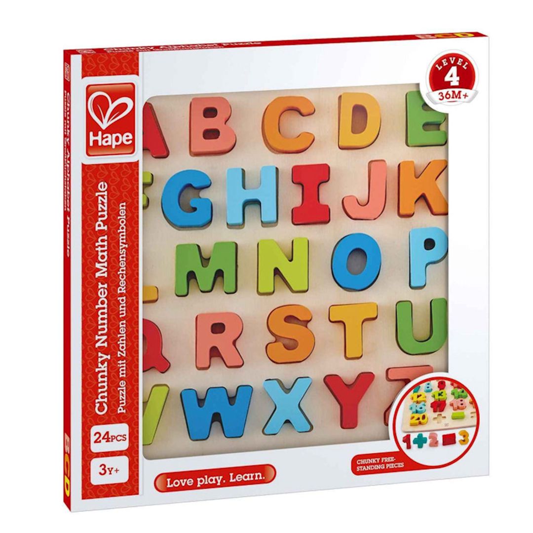 İnkişaf etdirən oyun Hape Chunky Alphabet Puzzle, 3+ yaş — Mallar, Bakı (2)