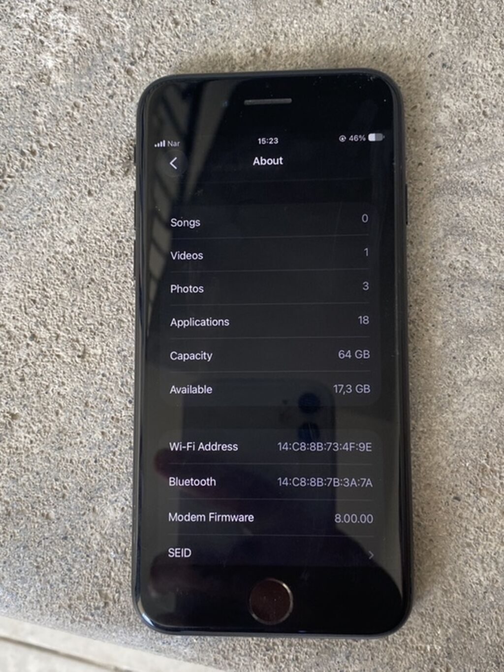 IPhone SE 2020, 64 GB, Qara, Barmaq izi — Apple iPhone, Xırdalan (5)