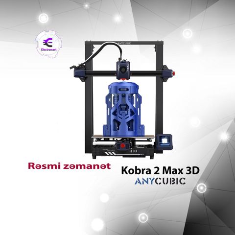 Anycubic Kobra 2 Max 3D printer (K2MD0BK-Y-O) — Bakı