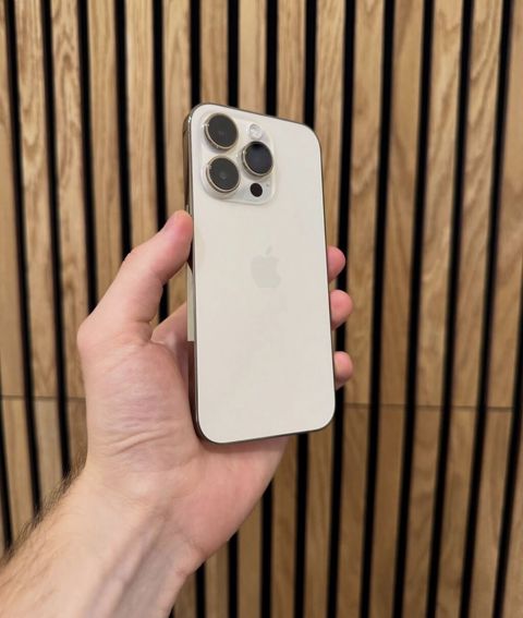 IPhone 14 Pro, 128 GB, Matte Gold, Zəmanət, Simsiz şarj, Face ID — Bakı