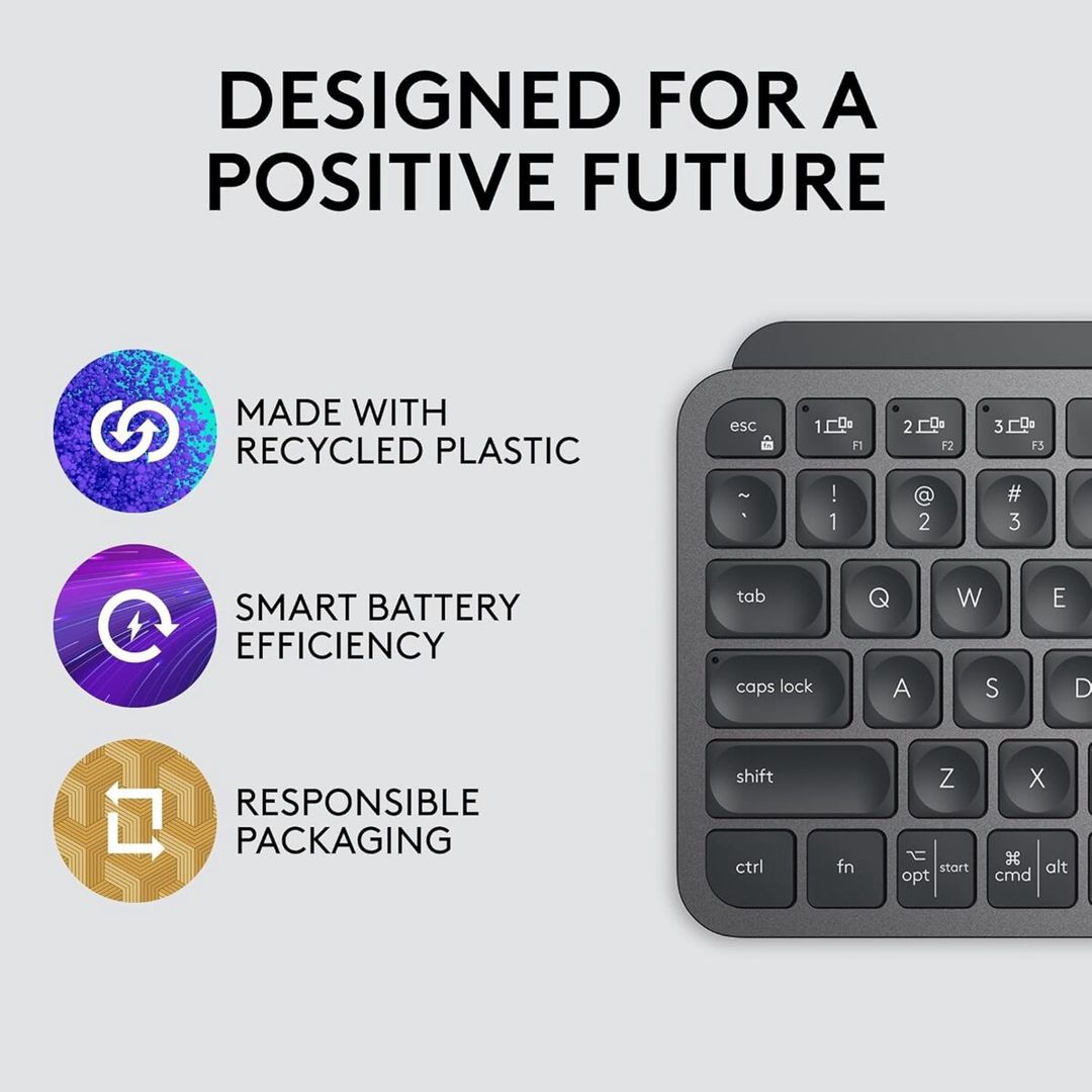 Logitech MX Keys Mini Keyboard Wireless — Periferik cihazlar, Bakı (5)