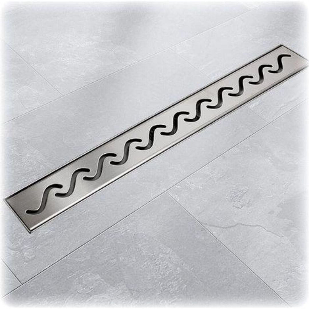 Paslanmaz linear duş kanalı) və döşemə trapı — Məişət malları, Bakı (12)
